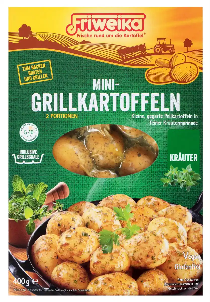 Bild 1 von FRIWEIKA Mini-Grillkartoffeln, 400-g-Packg.