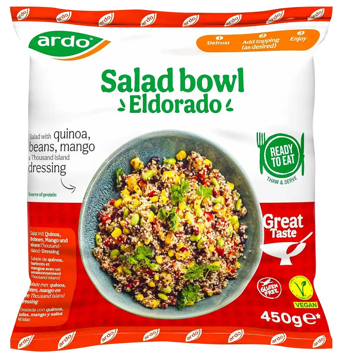 Bild 1 von ARDO Salatbowl, 450-g-Packg.