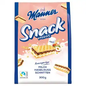 MANNER Snack Minis 300 g, Haselnuss