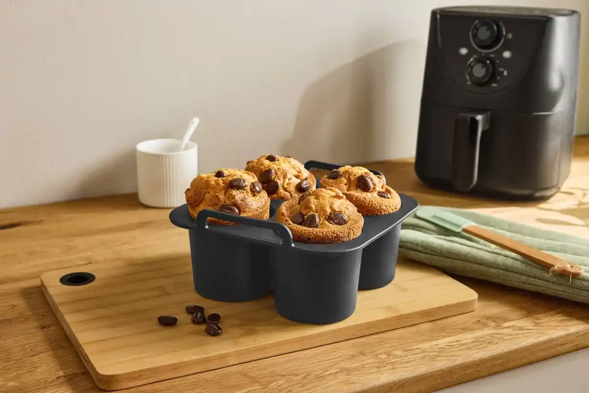 Bild 2 von SILVERCREST® Heißluftfritteusen- Silikonform »Muffin4«