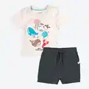 Bild 3 von Baby-Jungen-Set mit Musselin-Shorts, 2-teilig