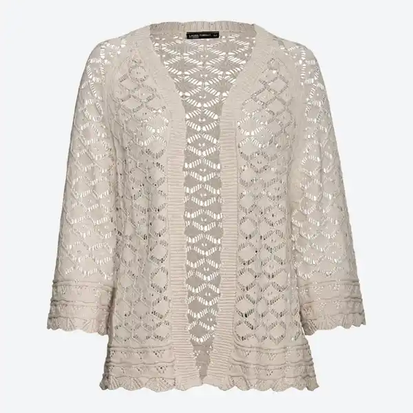 Bild 2 von Damen-Strickcardigan im Ajour-Design