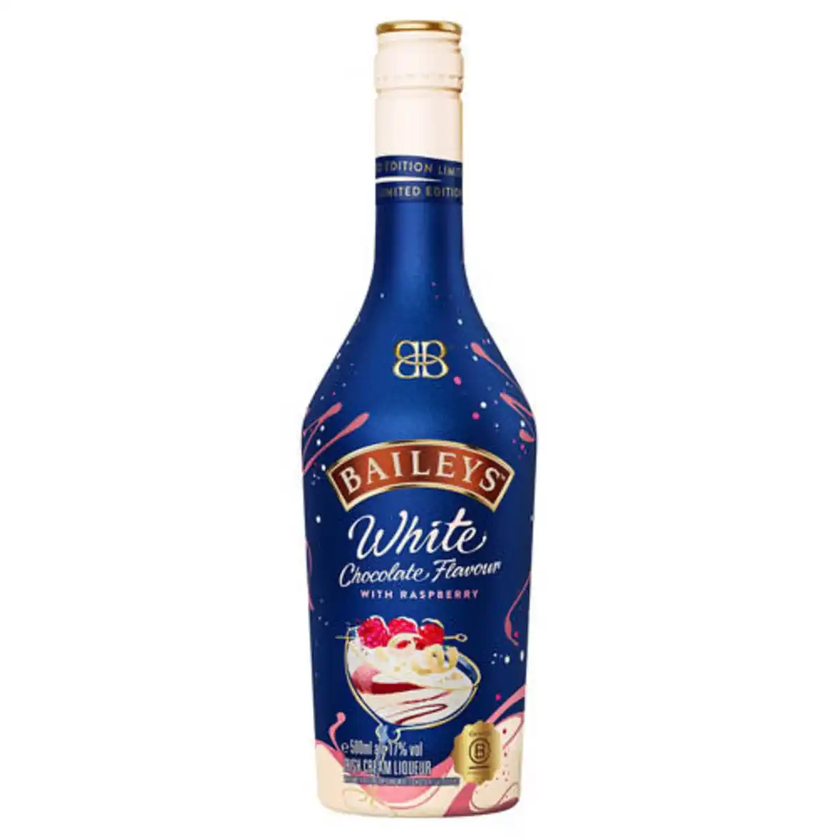 Bild 1 von Baileys 17%, White Chocolate Raspberry 0,5 l