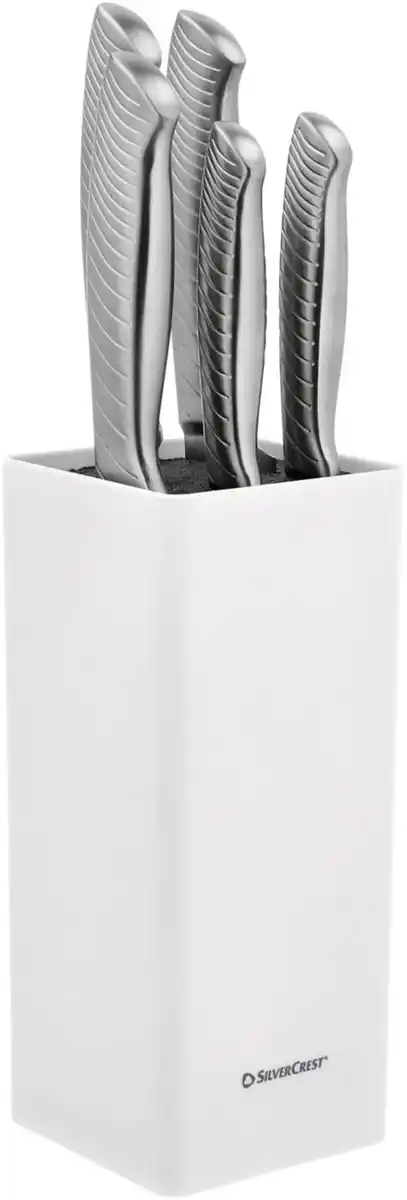 Bild 1 von SILVERCREST® Edelstahl-Messerset mit Messerblock, 6-teilig
