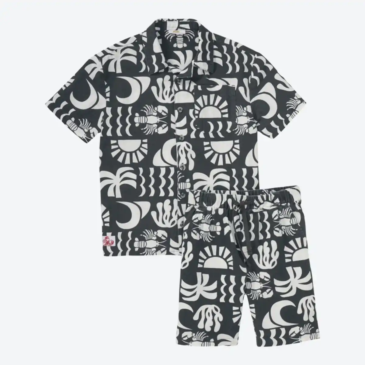 Bild 2 von Kinder-Jungen-Set mit Allover-Print, 2-teilig