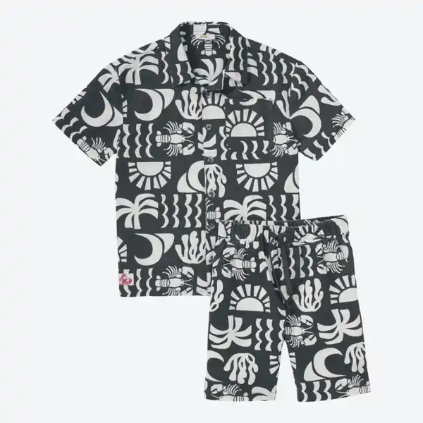 Bild 2 von Kinder-Jungen-Set mit Allover-Print, 2-teilig