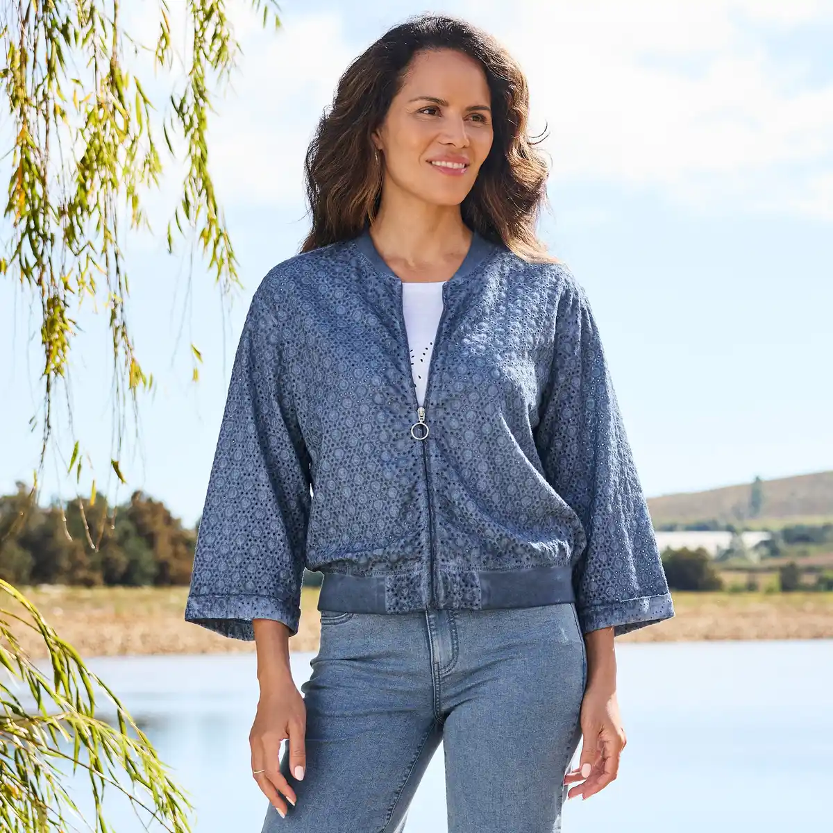 Bild 1 von Damen-Blouson mit Stickerei