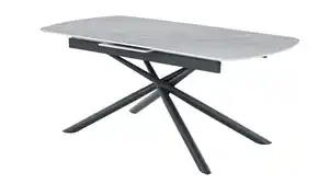 Esstisch 180 - 220 cm ausziehbar - Marmoroptik - SINTRA