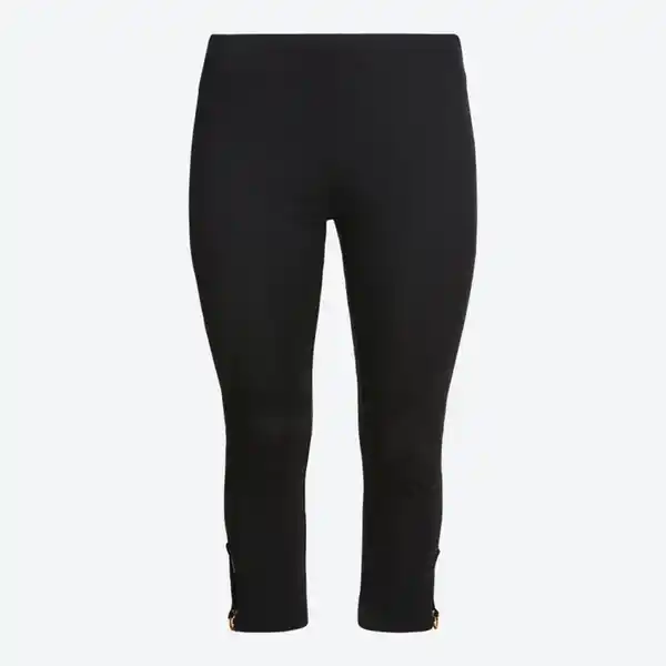 Bild 2 von Damen-Leggings mit dekorativem Ring-Detail, große Größen