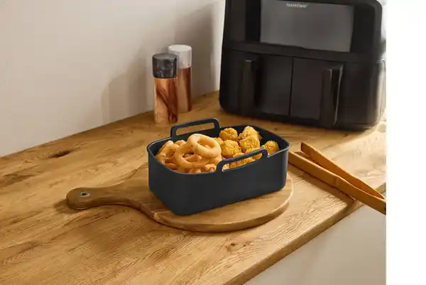 Bild 2 von SILVERCREST® Heißluftfritteusen- Silikonform »Doppelkammer«