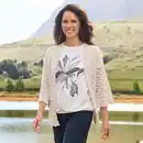 Bild 3 von Damen-T-Shirt mit Frontaufdruck