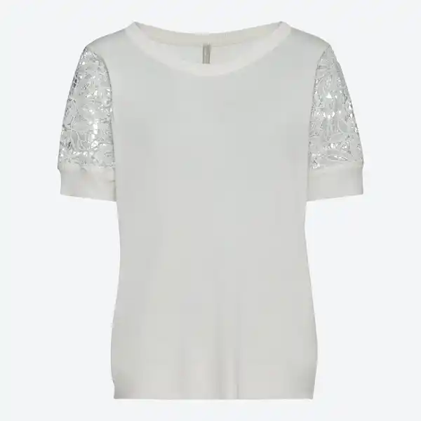Bild 3 von Damen-Pullover mit Spitzenärmeln