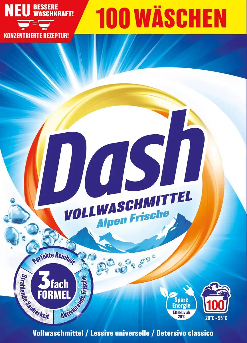Bild 1 von DASH Voll- oder Colorwaschmittel