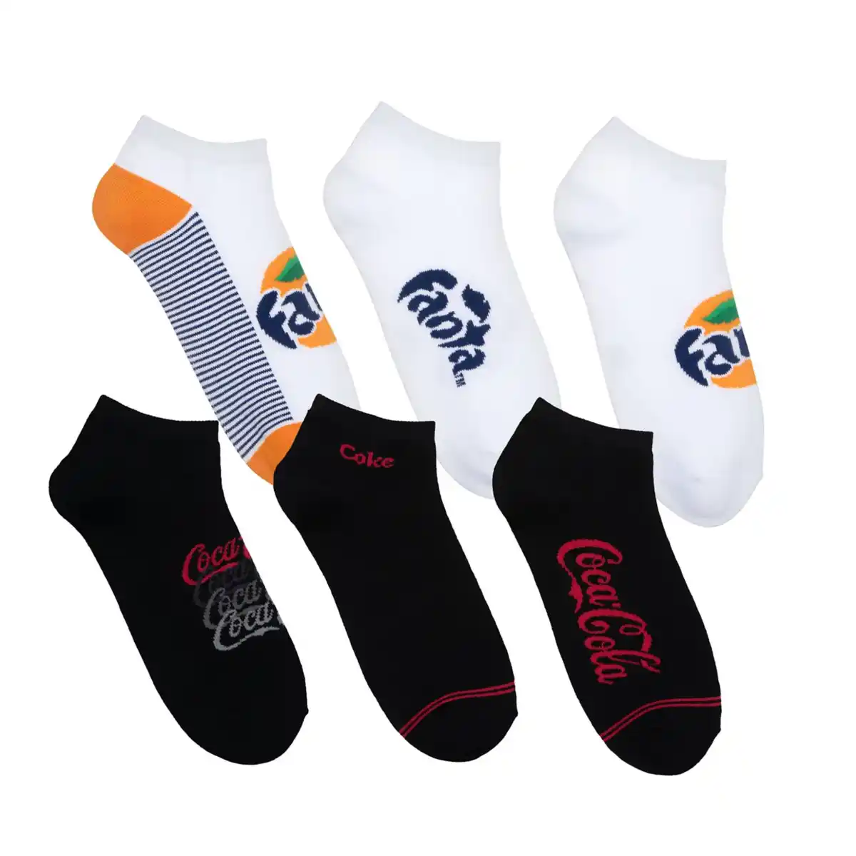 Bild 1 von Sneakersocken »Sprite, Coca Cola, Fanta«, 3 Paar
