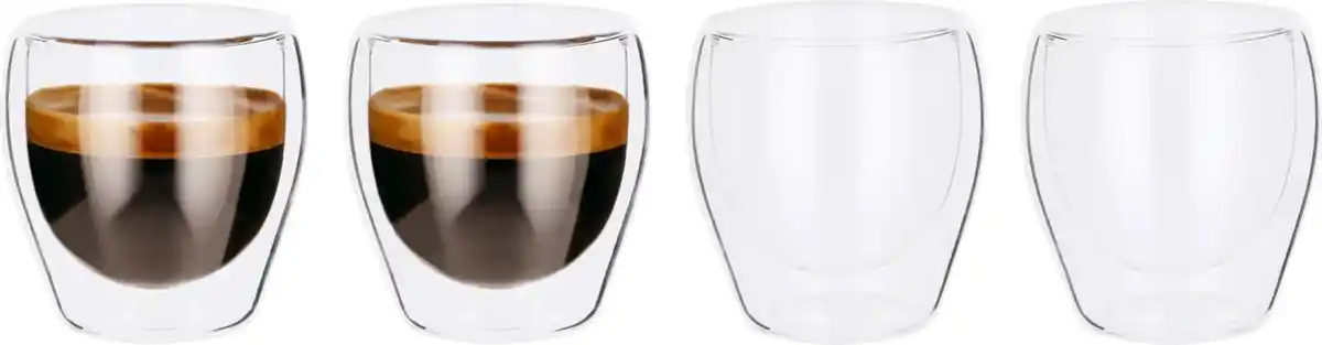 Bild 1 von SPICE&SOUL® Thermogläser für Espresso, 4-St.-Packg.