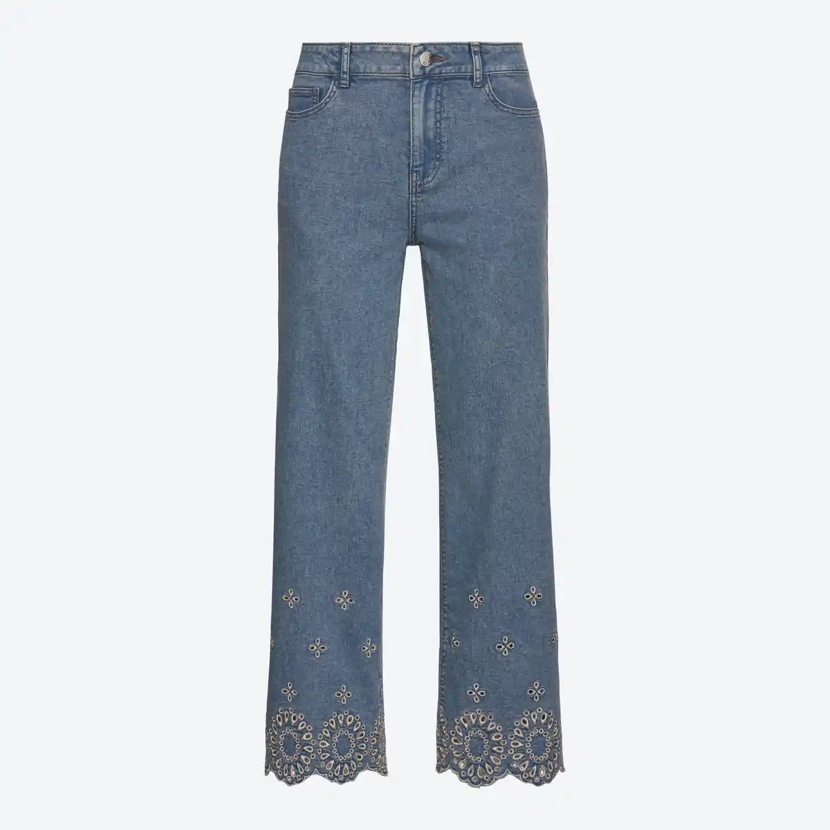 Bild 3 von Damen-Jeans mit Stickerei