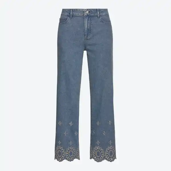 Bild 3 von Damen-Jeans mit Stickerei