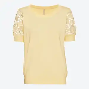 Damen-Pullover mit Spitzenärmeln