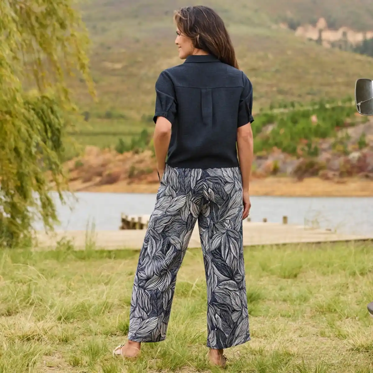 Bild 4 von Damen-Hose mit weitem Bein