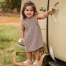 Bild 1 von Baby-Mädchen-Kleid in Musselin-Qualität