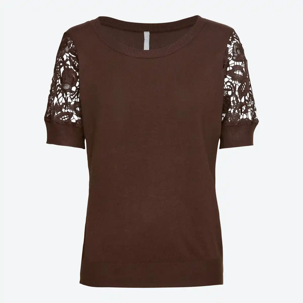 Bild 3 von Damen-Pullover mit Spitzenärmeln