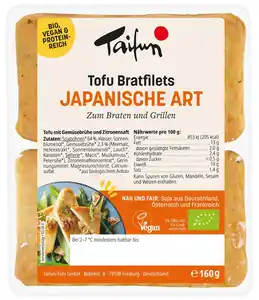 TAIFUN Vegane Bio-Bratfilets, 160-g-Packg.