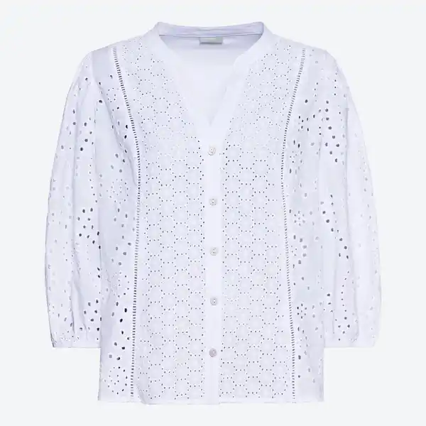 Bild 3 von Damen-Bluse mit Stickerei
