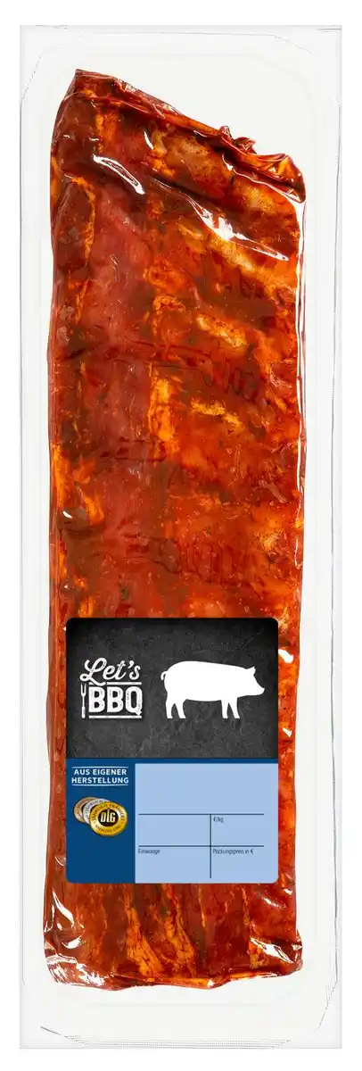Bild 1 von K-PURLAND WERTSCHÄTZE Grillrippe BBQ Style, kg