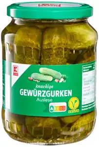 K-CLASSIC Gewürzgurken, 670-g-Glas