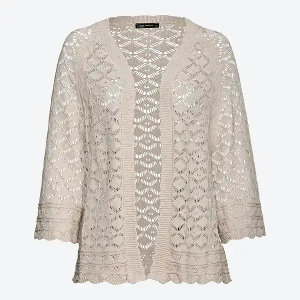 Bild 3 von Damen-Strickcardigan im Ajour-Design