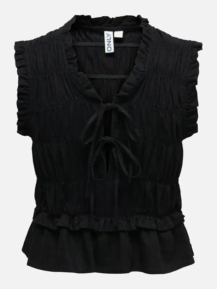 Bild 2 von Only ONLGOA S/S LINEN BL F Top Schwarz