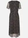 Bild 2 von Damen Kleid mit Alloverprint Schwarz