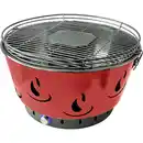 Bild 1 von Holzkohle-Tischgrill mit Aktivbelüftung Ø 42 cm, rot