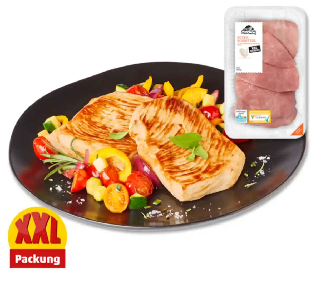 Bild 1 von MÜHLENHOF Frische Puten-Schnitzel*
