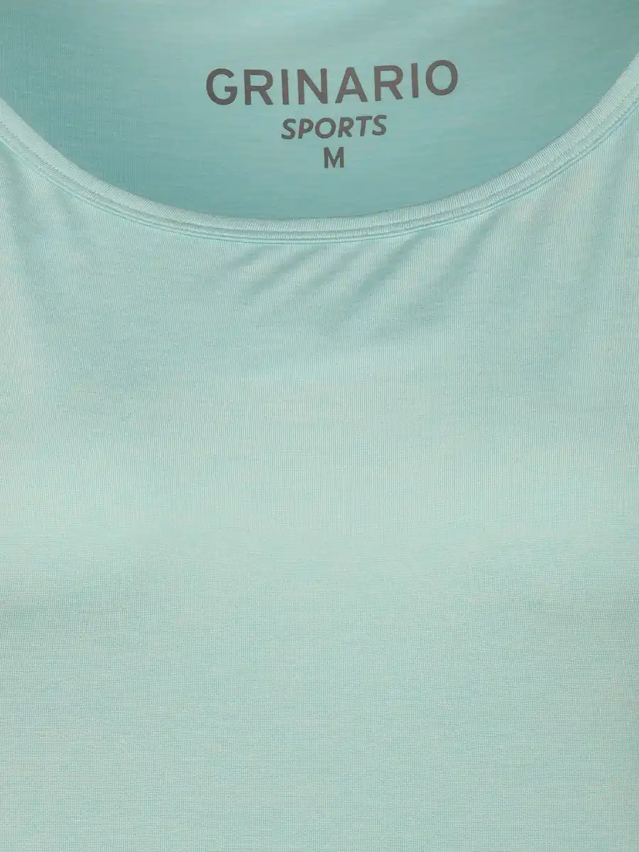 Bild 3 von Damen Sport T-Shirt mit Bund Blau