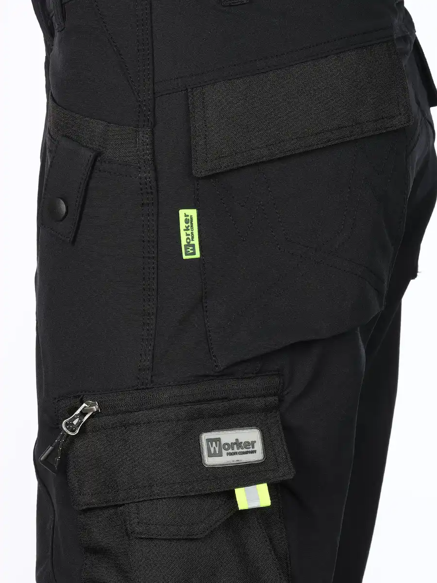 Bild 4 von Herren Arbeitsshort 4-Wege-Stretch Schwarz