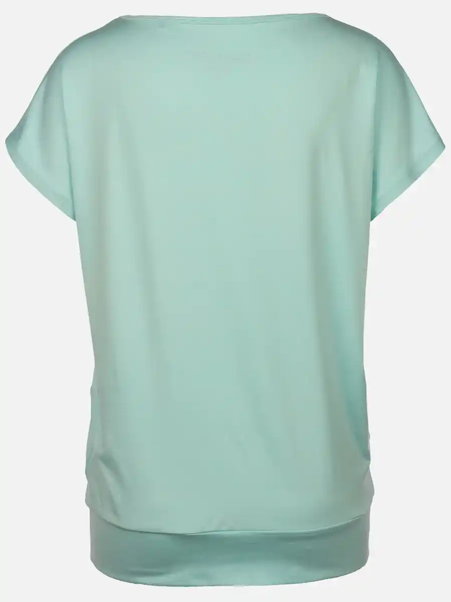 Bild 2 von Damen Sport T-Shirt mit Bund Blau