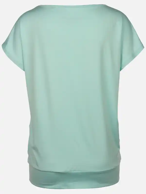 Bild 2 von Damen Sport T-Shirt mit Bund Blau