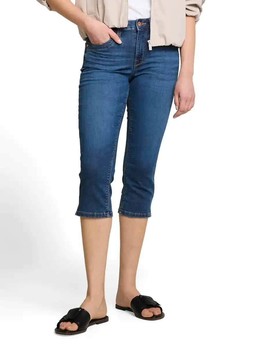 Bild 1 von Damen Capri Jeans Blau