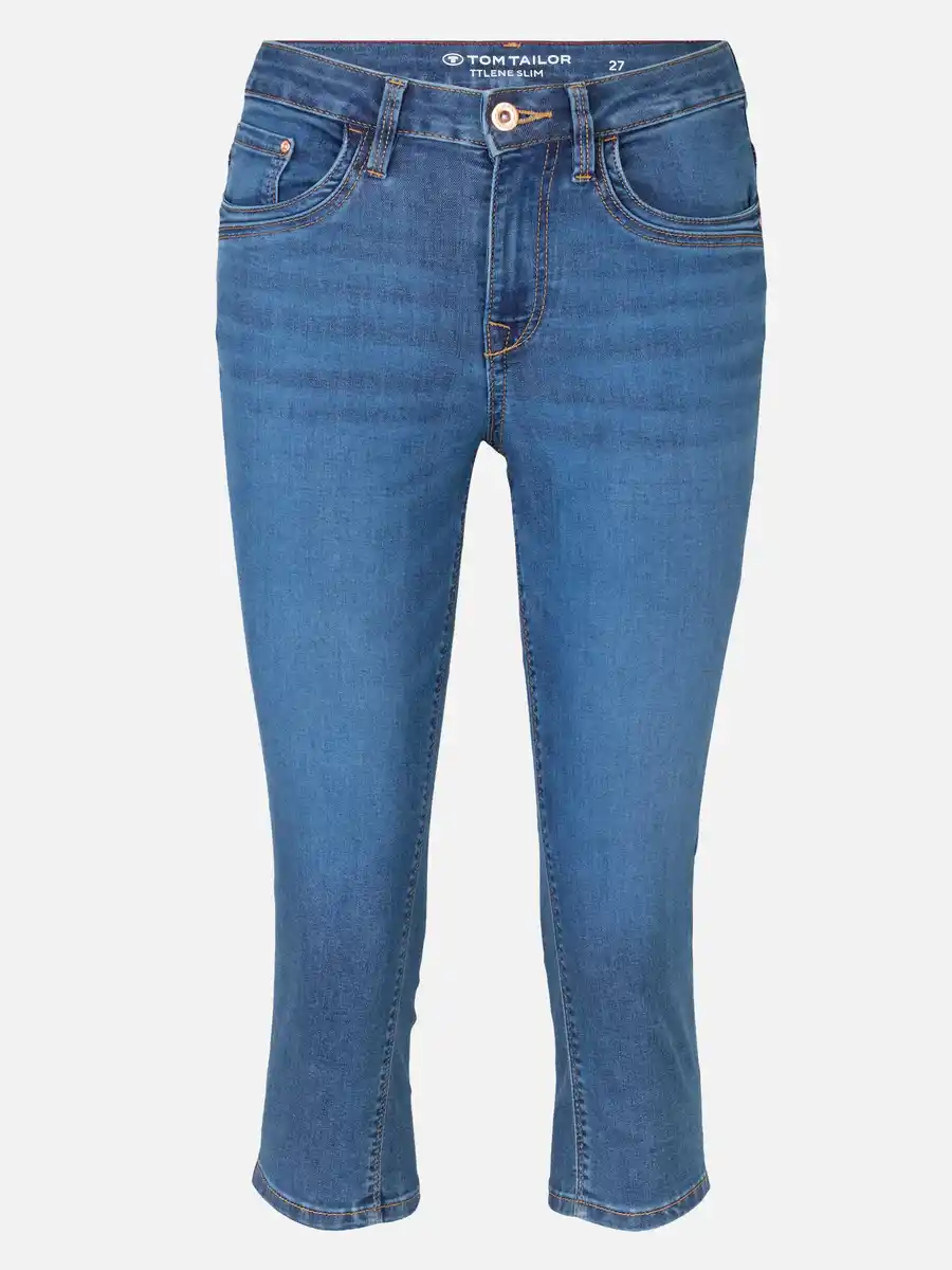 Bild 3 von Damen Capri Jeans Blau