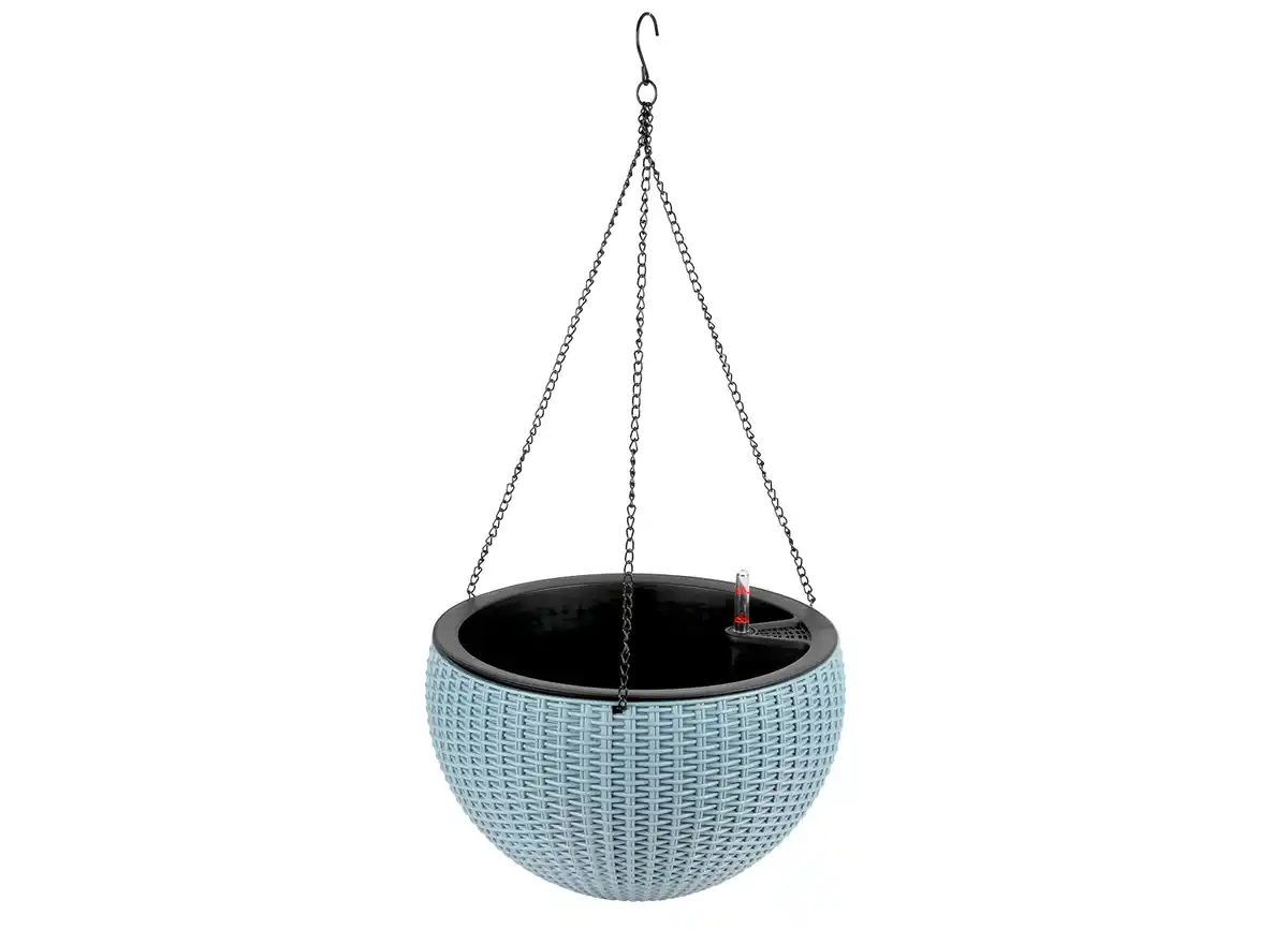 Bild 1 von Grüner Jan Hängeampel Rattanoptik 34cm