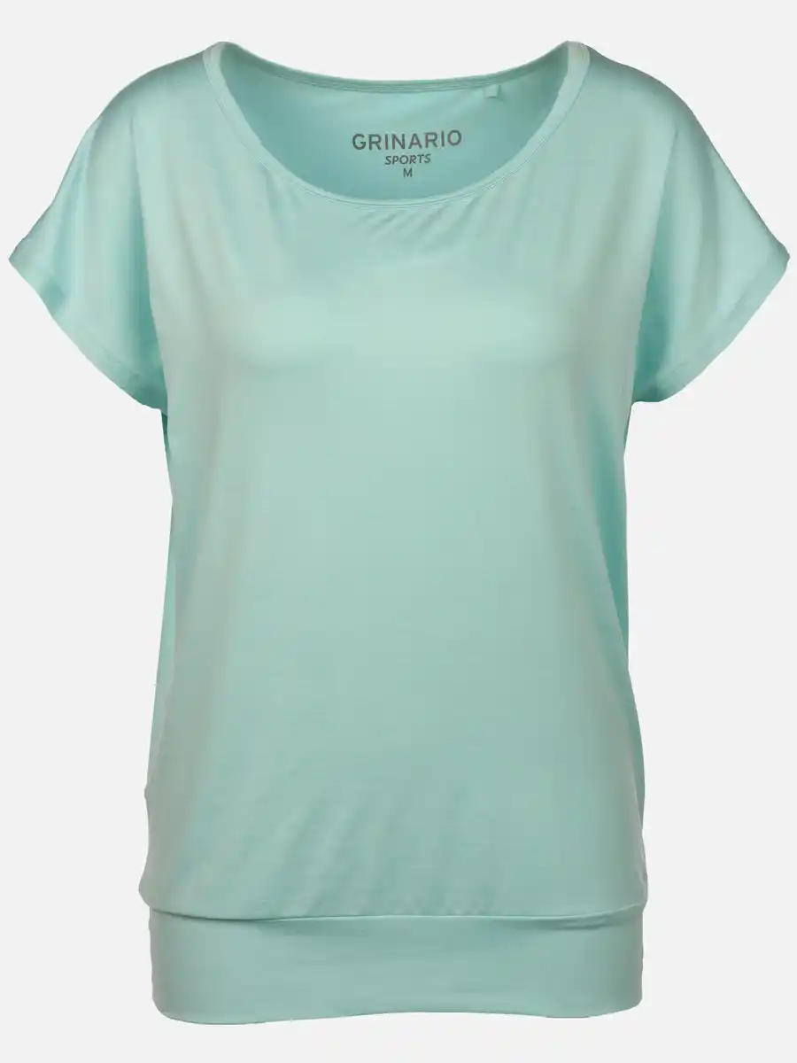 Bild 1 von Damen Sport T-Shirt mit Bund Blau