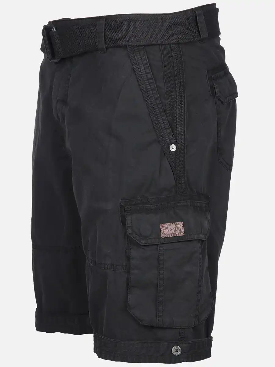 Bild 3 von Herren Cargoshort im Used Look Schwarz