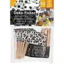 Bild 1 von Deko-Picker-Fähnchen "Fußball-Party", 50 Stück