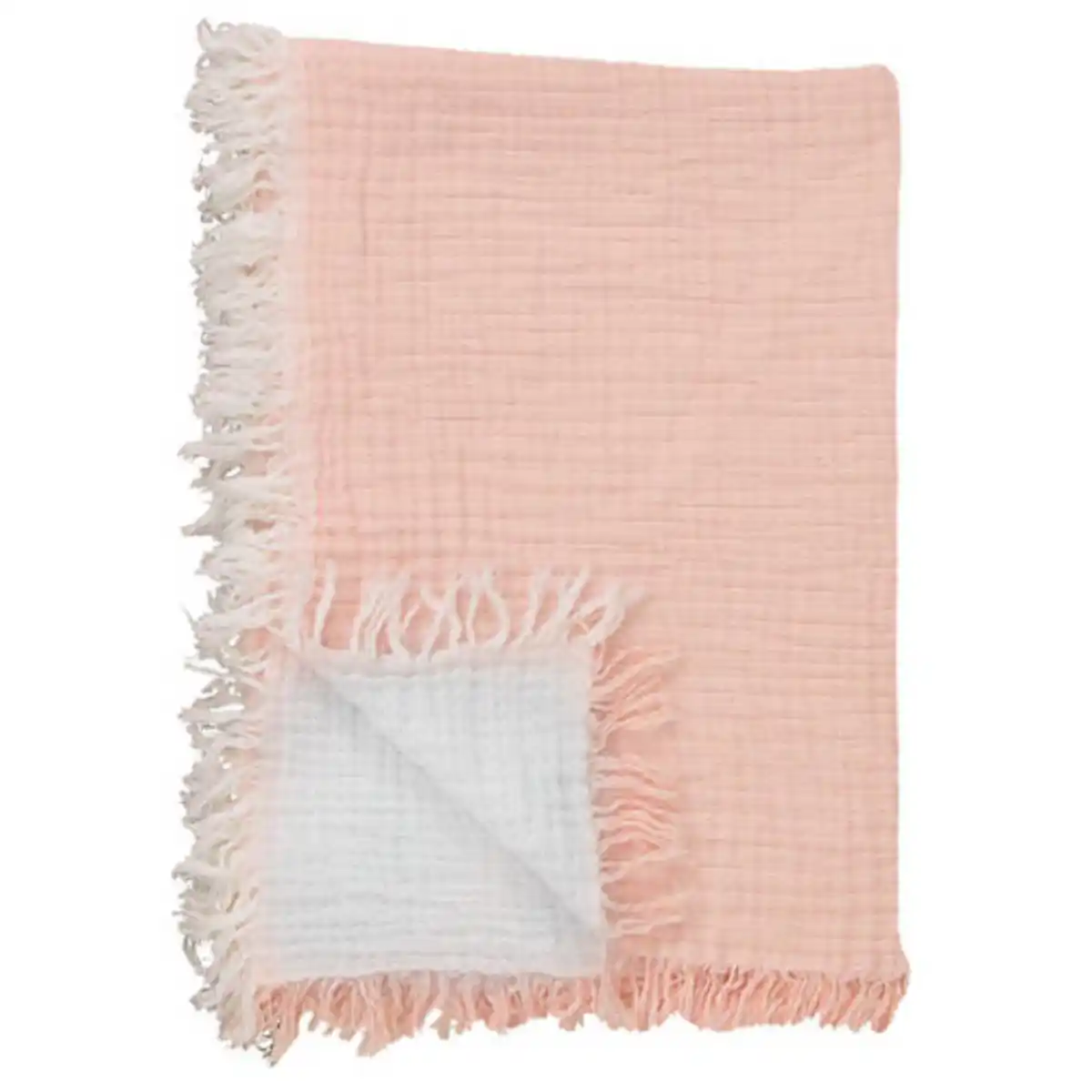 Bild 1 von HOME CREATION Musselin Decke, Rosa