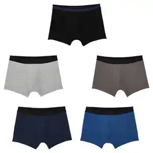 UP2FASHION MEN Herren Retropants 5er-Pack, Schwarz/Grau/Blau, M