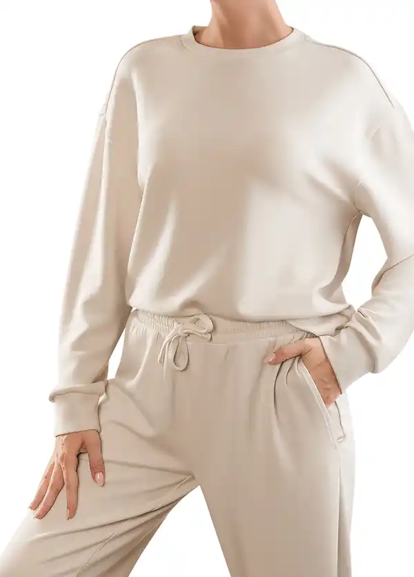 Bild 3 von IDEENWELT Lounge-Joggpants beige Gr. M