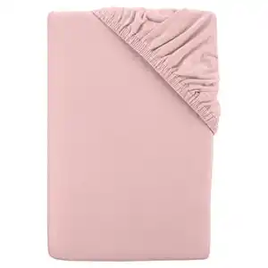 NOVITESSE Supersoft Boxspringbett Spannbetttuch, Rosa