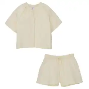 UP2FASHION WOMEN Damen-Nachtwäsche aus Musselin, Weiß, S 36/38