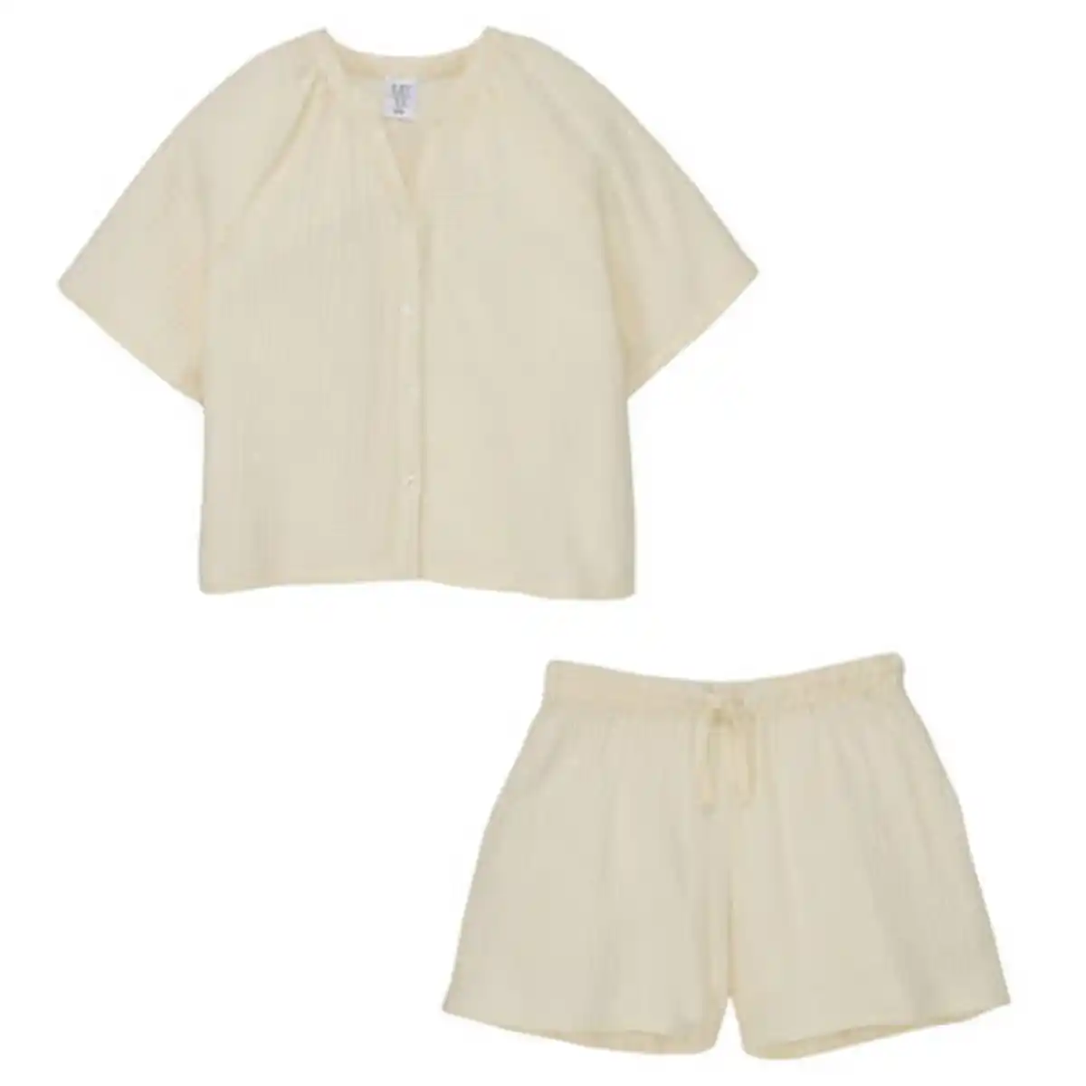 Bild 1 von UP2FASHION WOMEN Damen-Nachtwäsche aus Musselin, Weiß, S 36/38